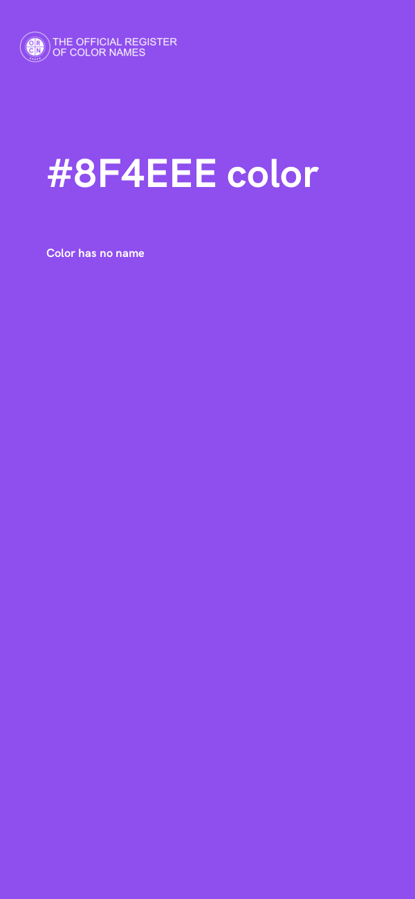 #8F4EEE color image