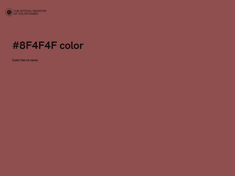 #8F4F4F color image