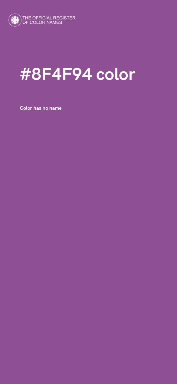#8F4F94 color image