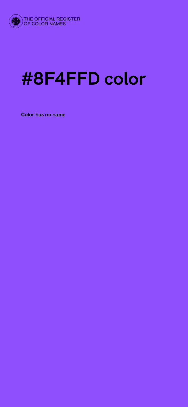 #8F4FFD color image