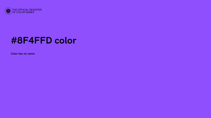 #8F4FFD color image