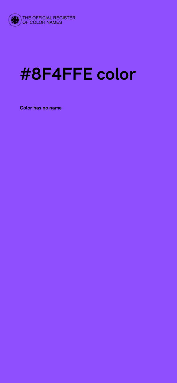 #8F4FFE color image