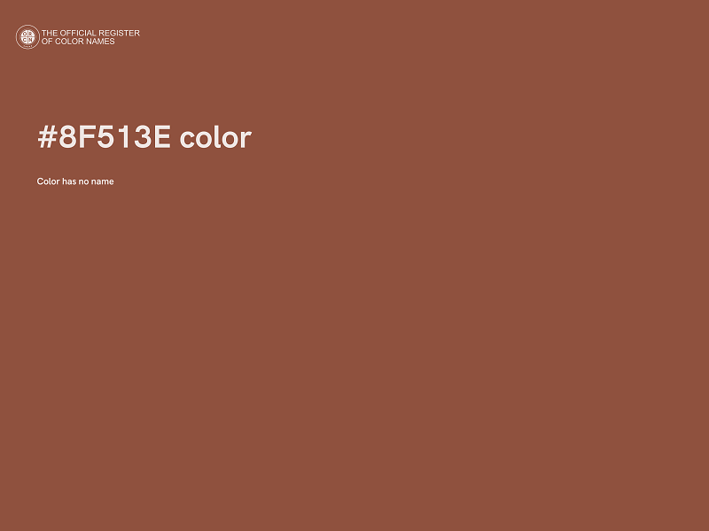 #8F513E color image