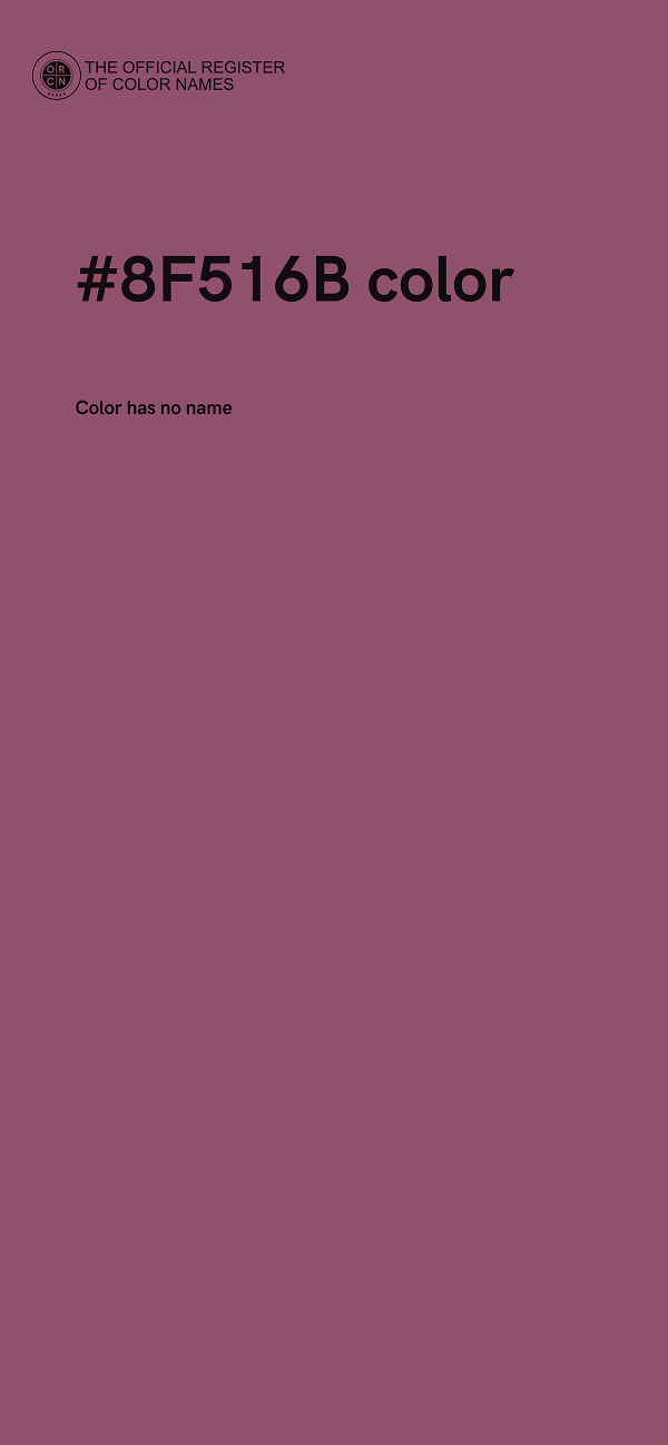 #8F516B color image