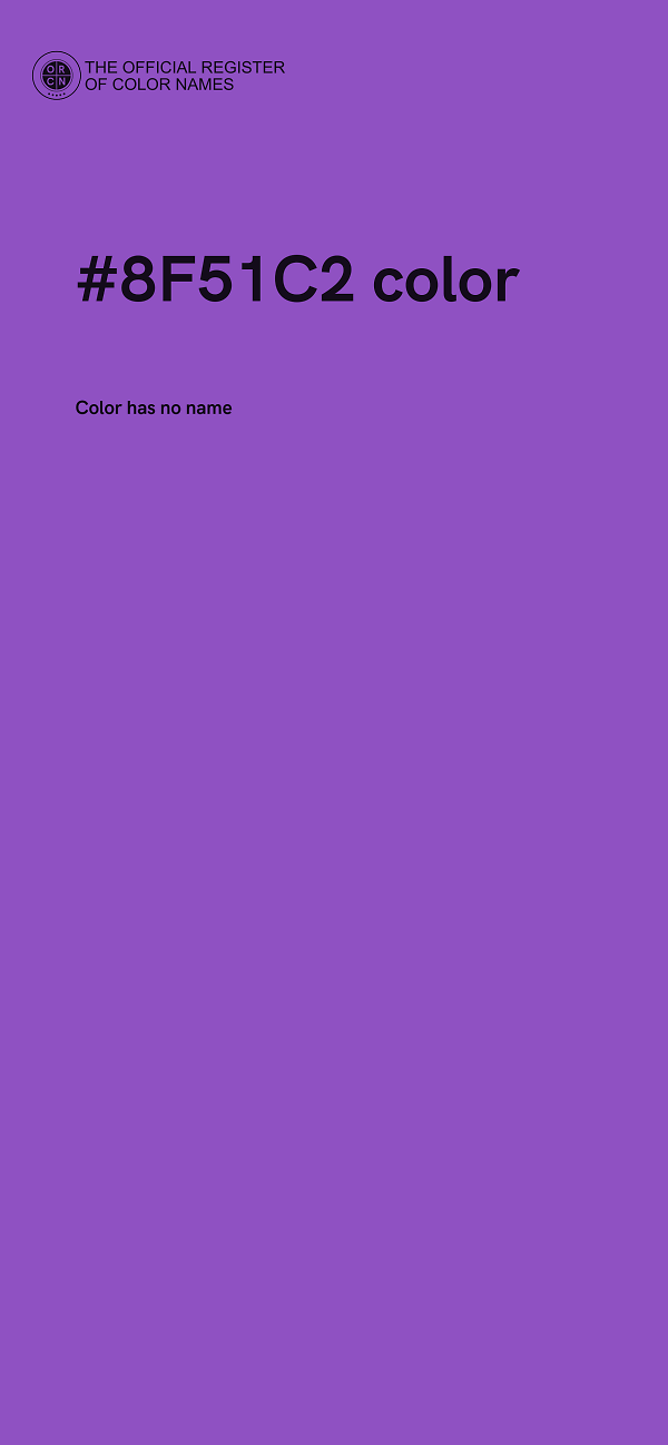 #8F51C2 color image