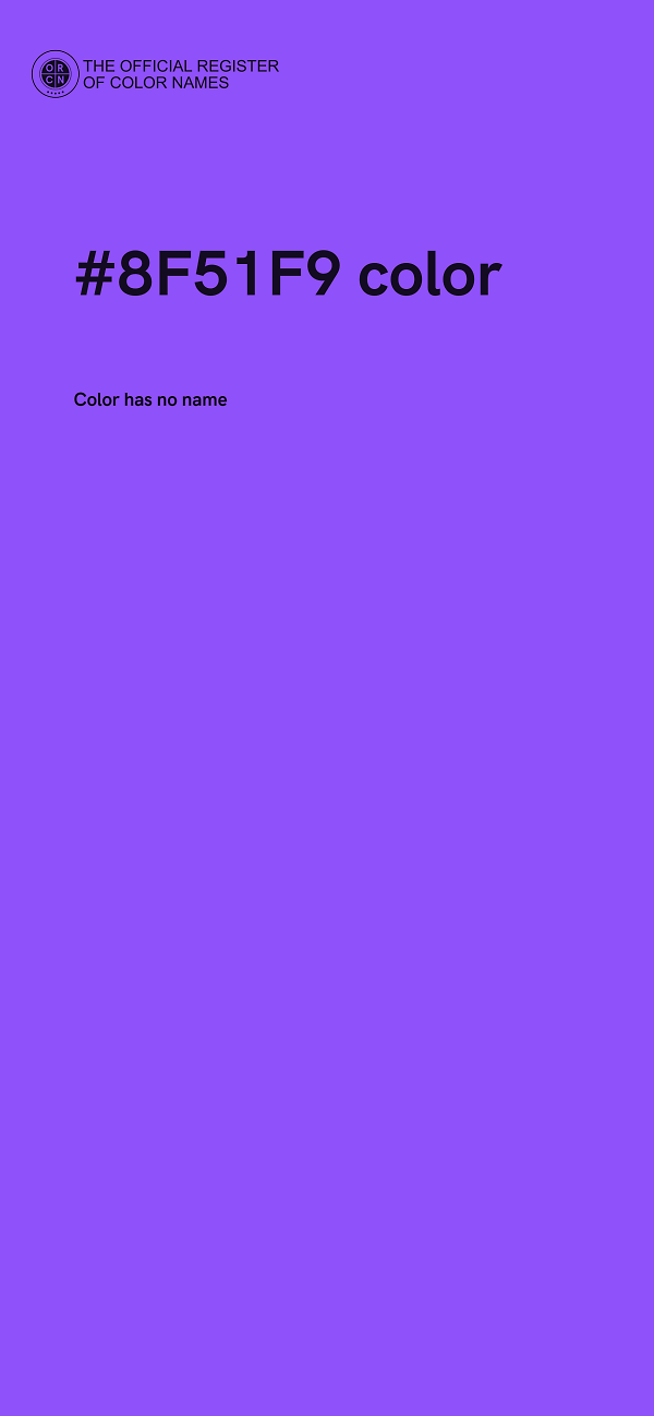 #8F51F9 color image