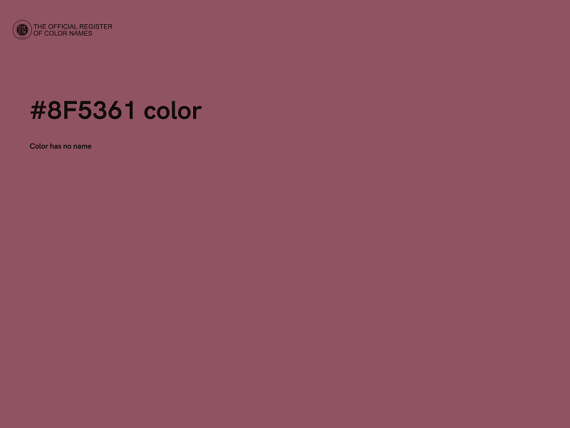 #8F5361 color image