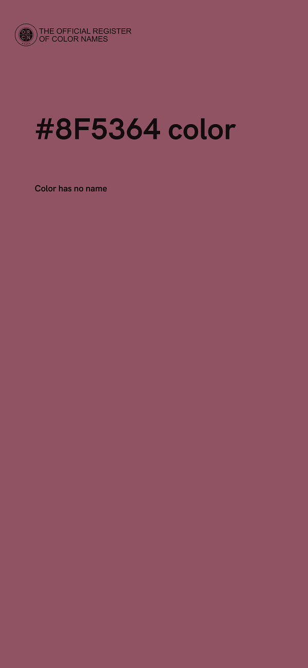 #8F5364 color image