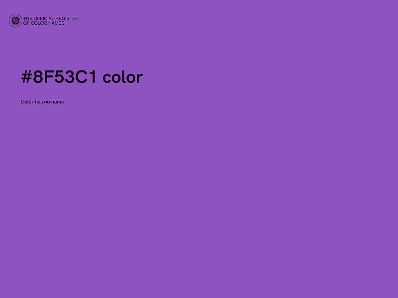#8F53C1 color image