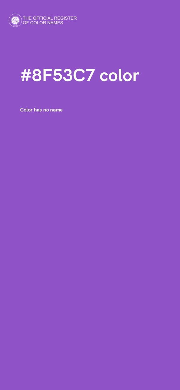 #8F53C7 color image