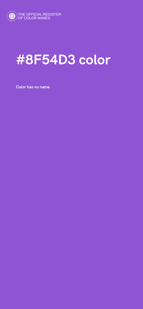 #8F54D3 color image
