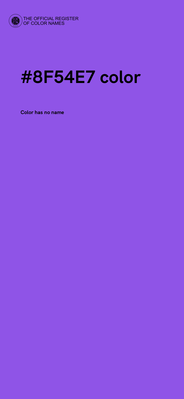 #8F54E7 color image