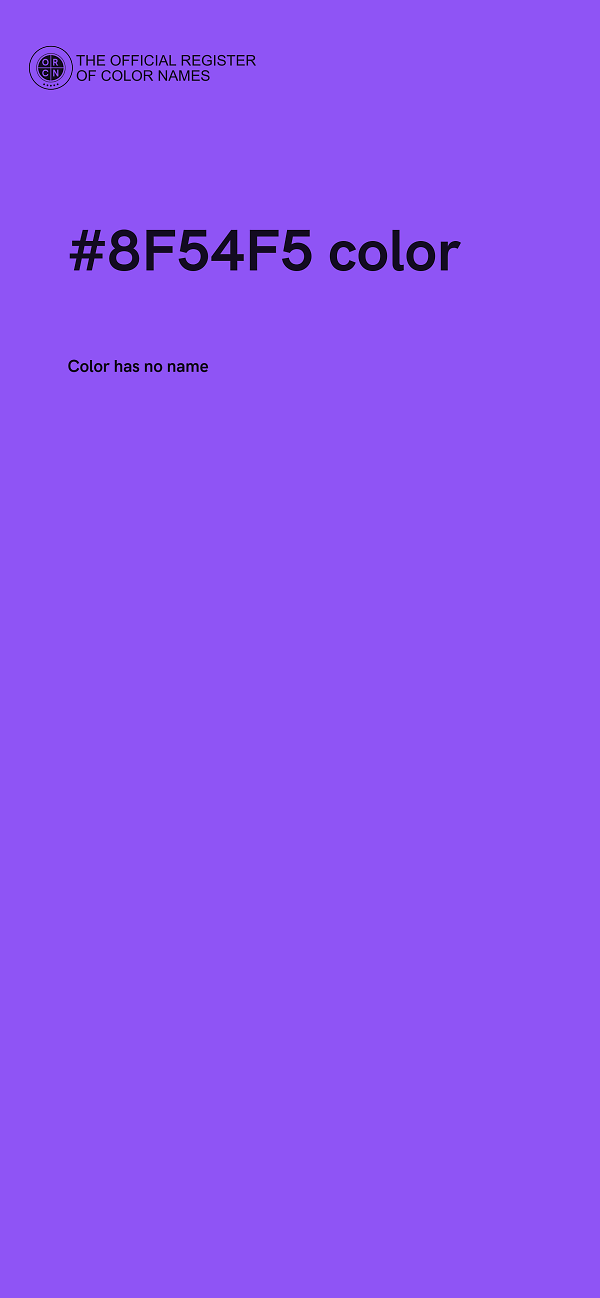 #8F54F5 color image