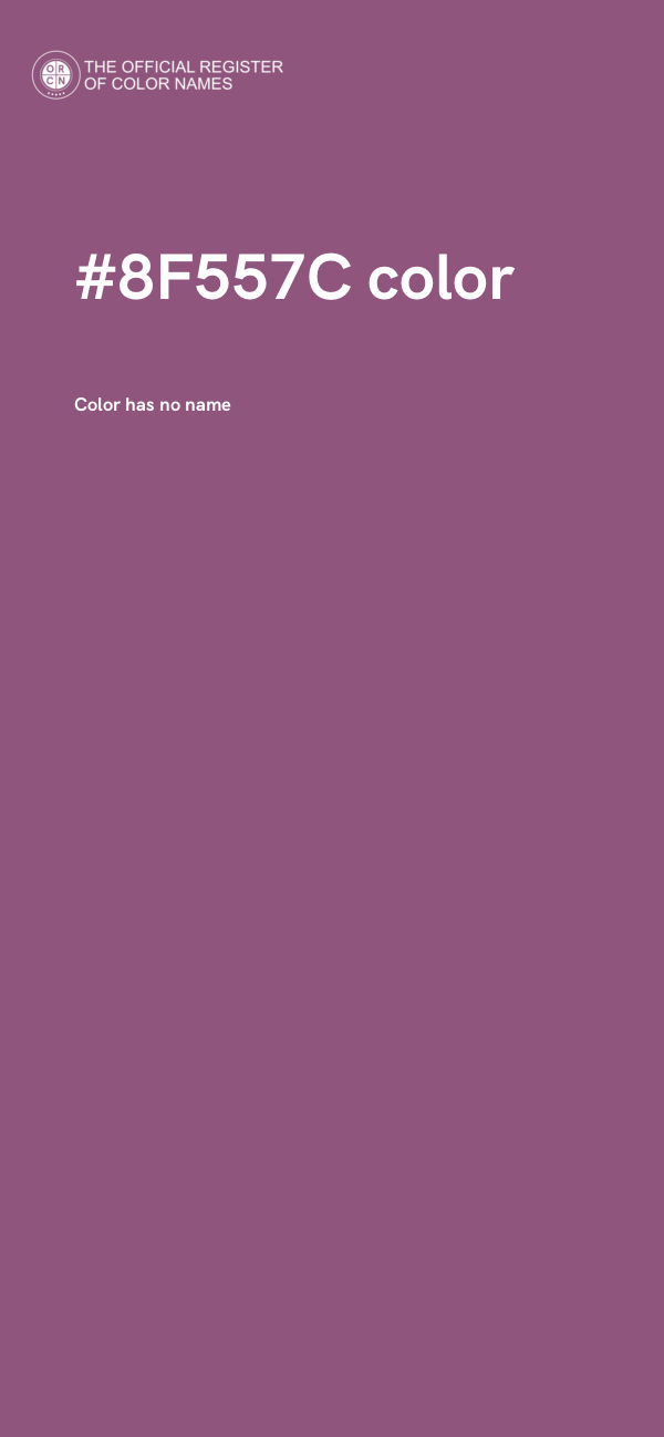 #8F557C color image