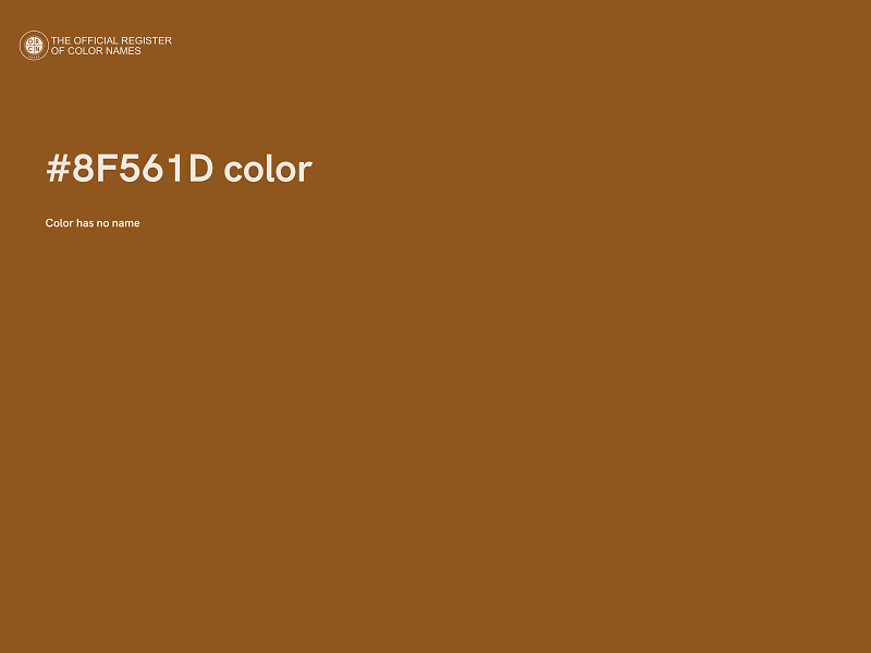 #8F561D color image