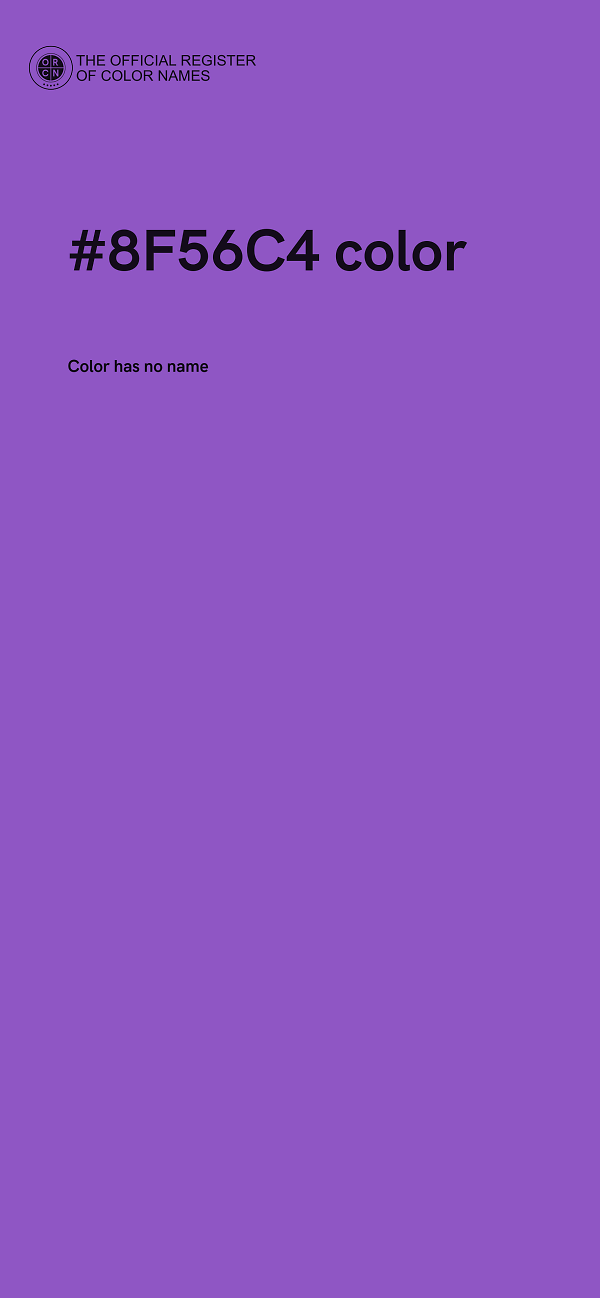 #8F56C4 color image