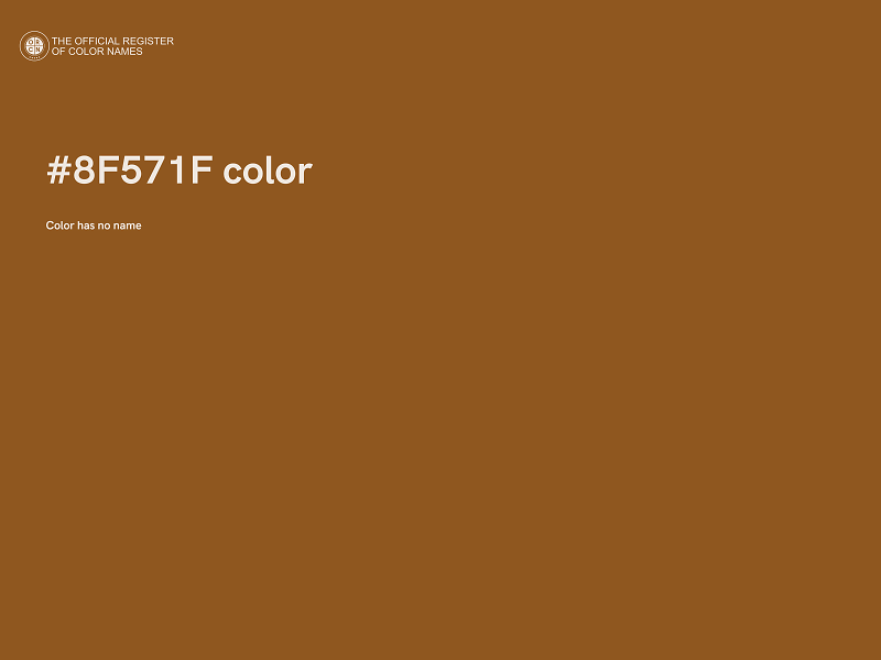 #8F571F color image