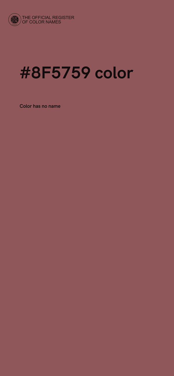 #8F5759 color image