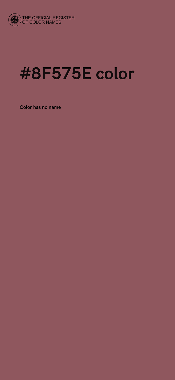#8F575E color image