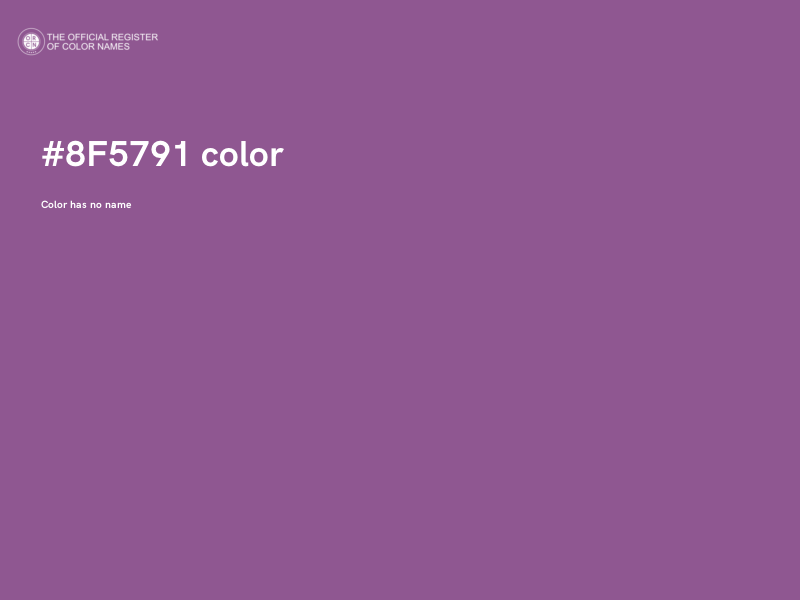 #8F5791 color image