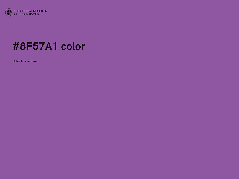 #8F57A1 color image