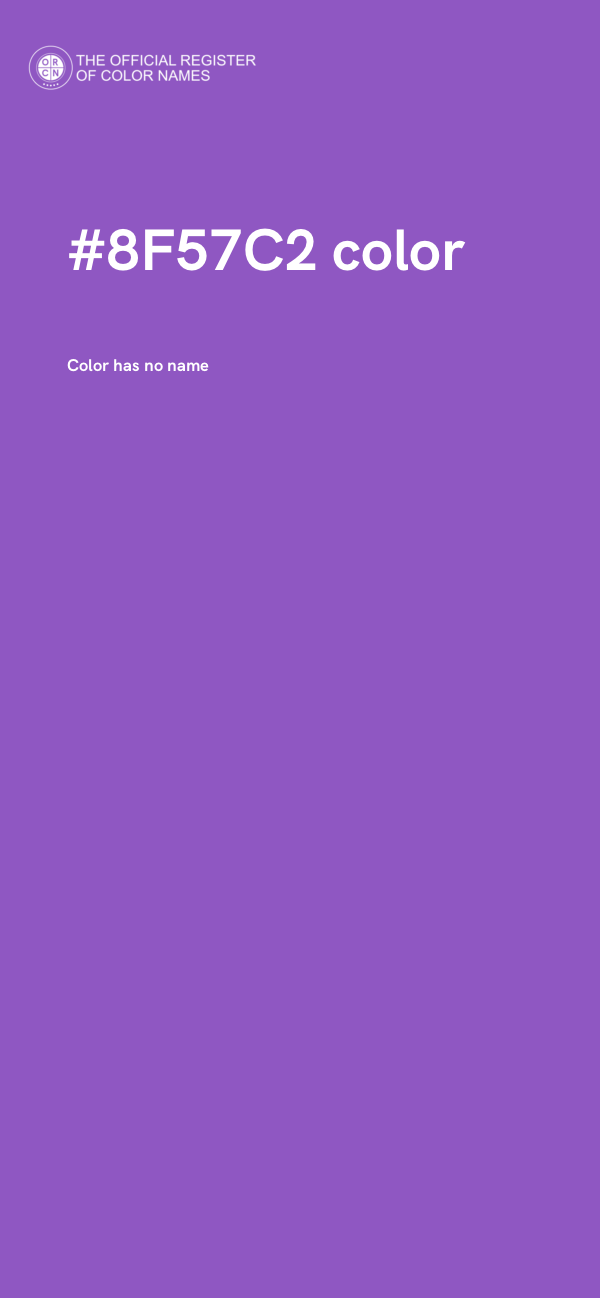 #8F57C2 color image