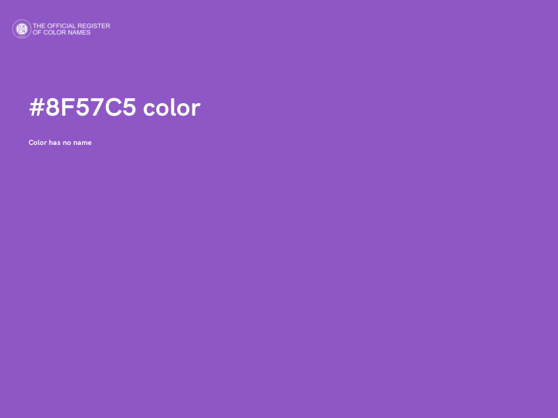 #8F57C5 color image