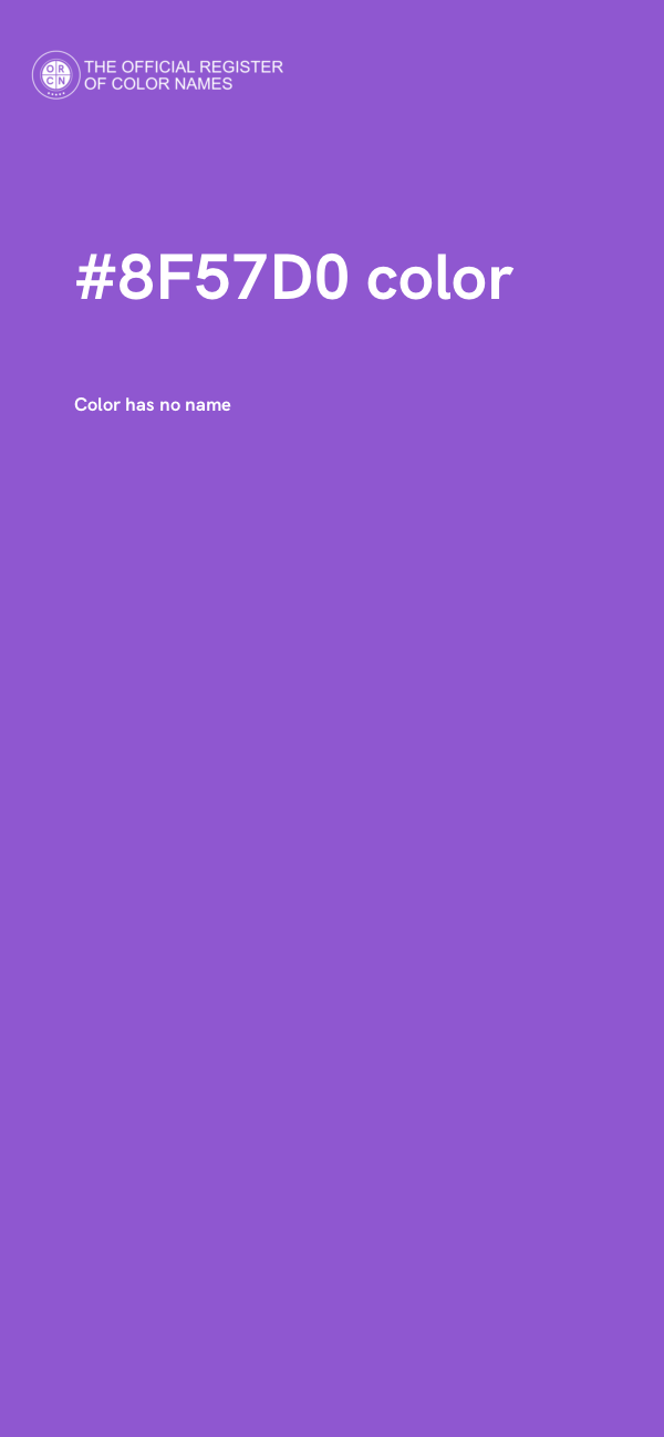 #8F57D0 color image