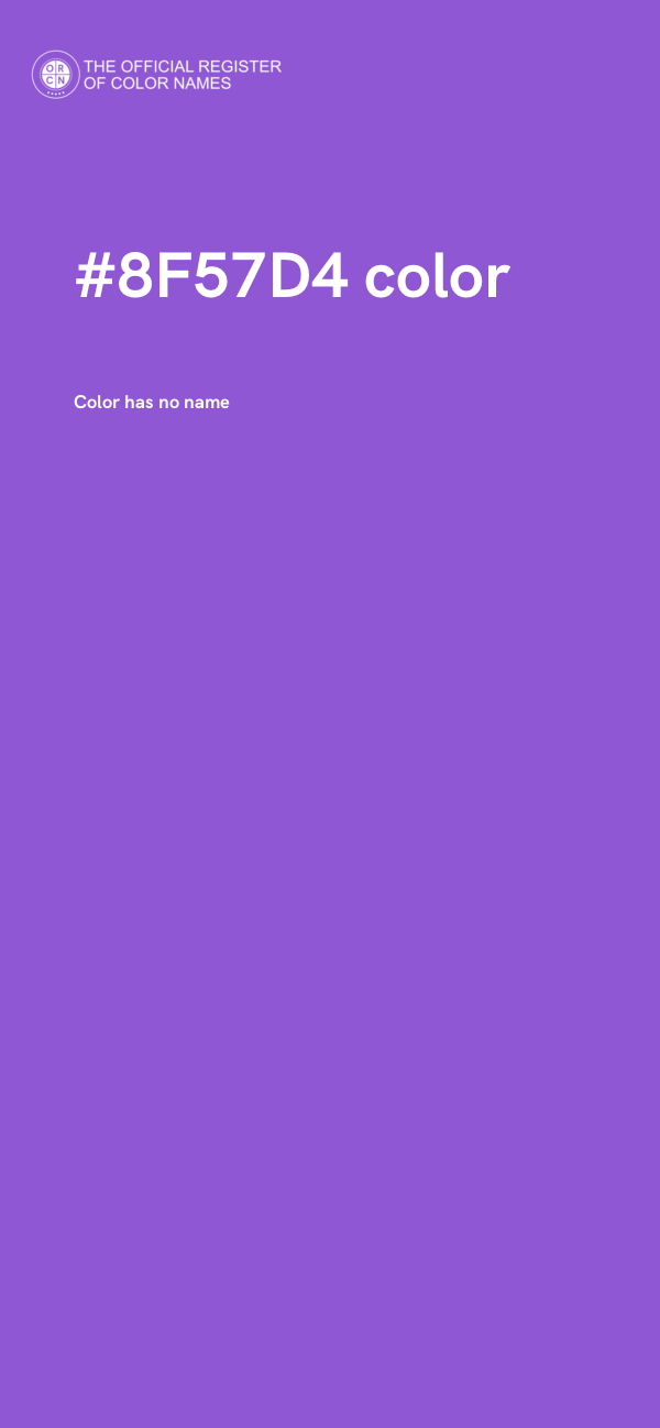 #8F57D4 color image