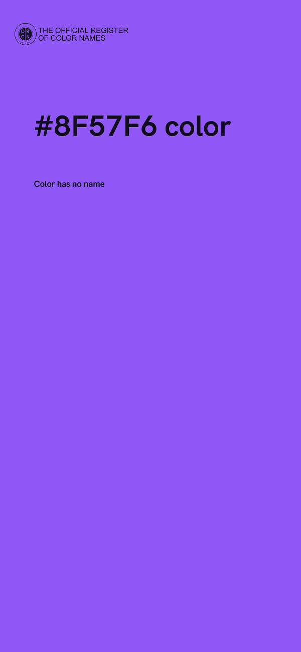 #8F57F6 color image
