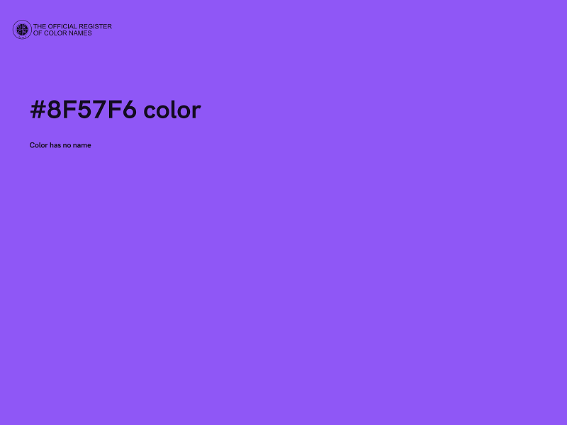 #8F57F6 color image