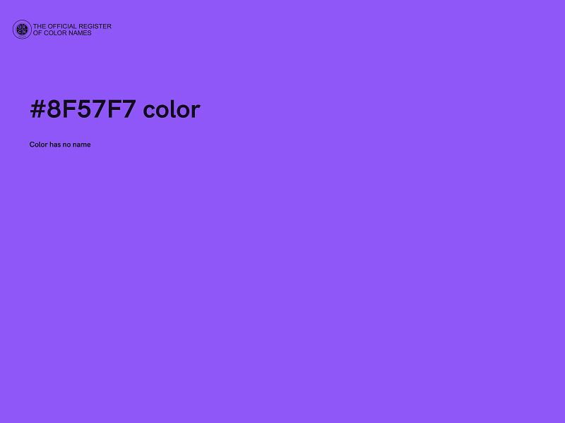 #8F57F7 color image