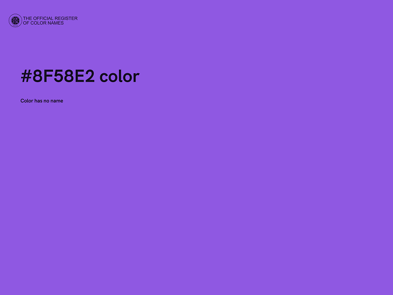 #8F58E2 color image