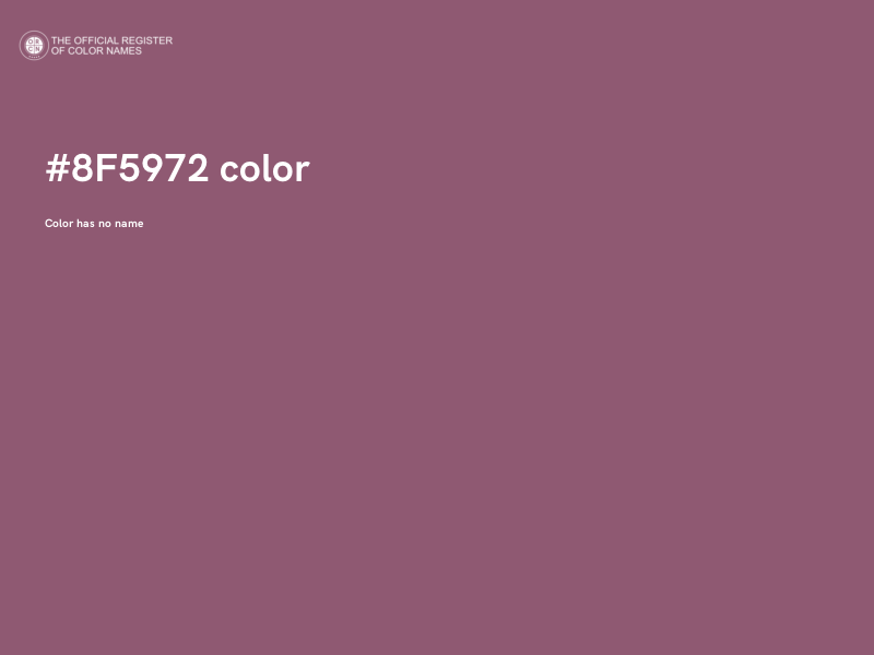 #8F5972 color image