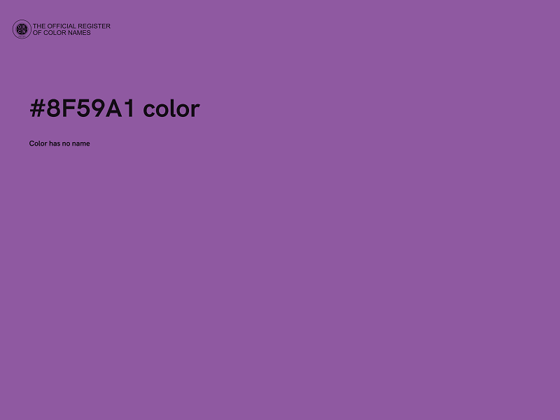 #8F59A1 color image