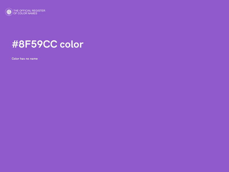 #8F59CC color image