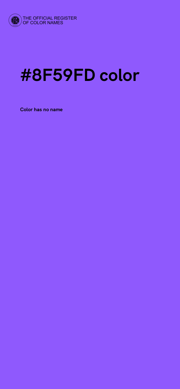 #8F59FD color image