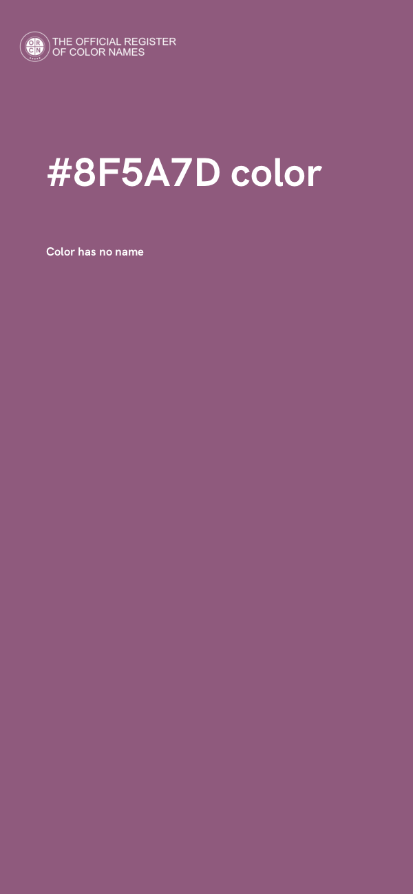 #8F5A7D color image