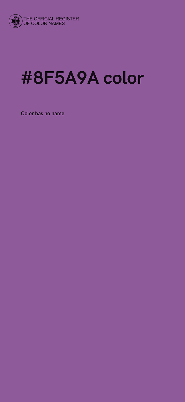 #8F5A9A color image