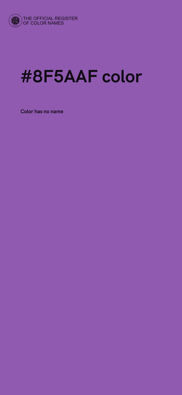 #8F5AAF color image