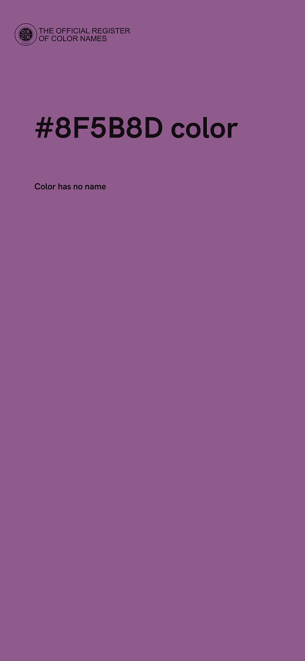 #8F5B8D color image
