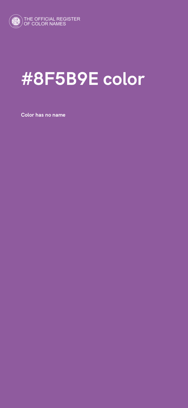 #8F5B9E color image