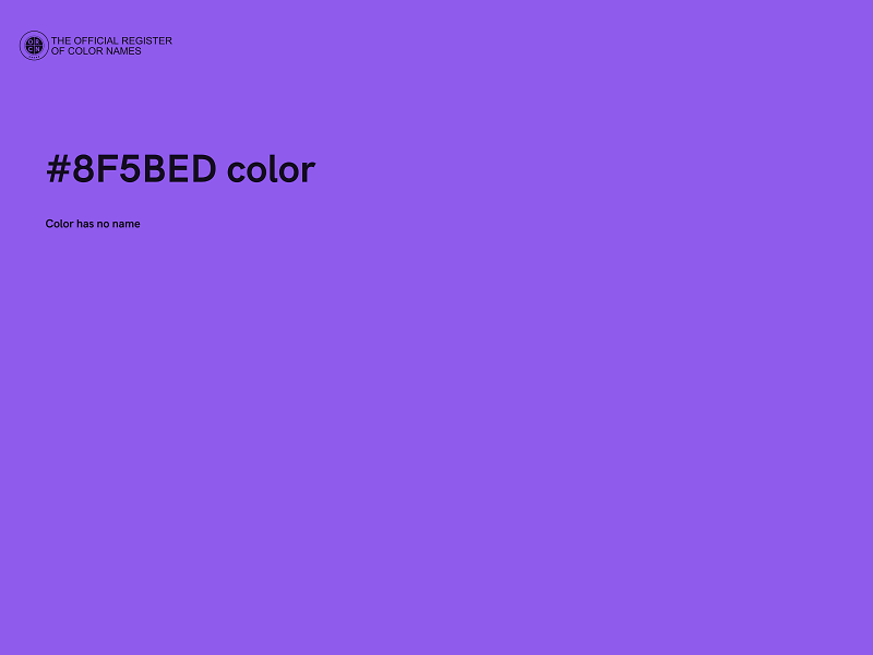 #8F5BED color image