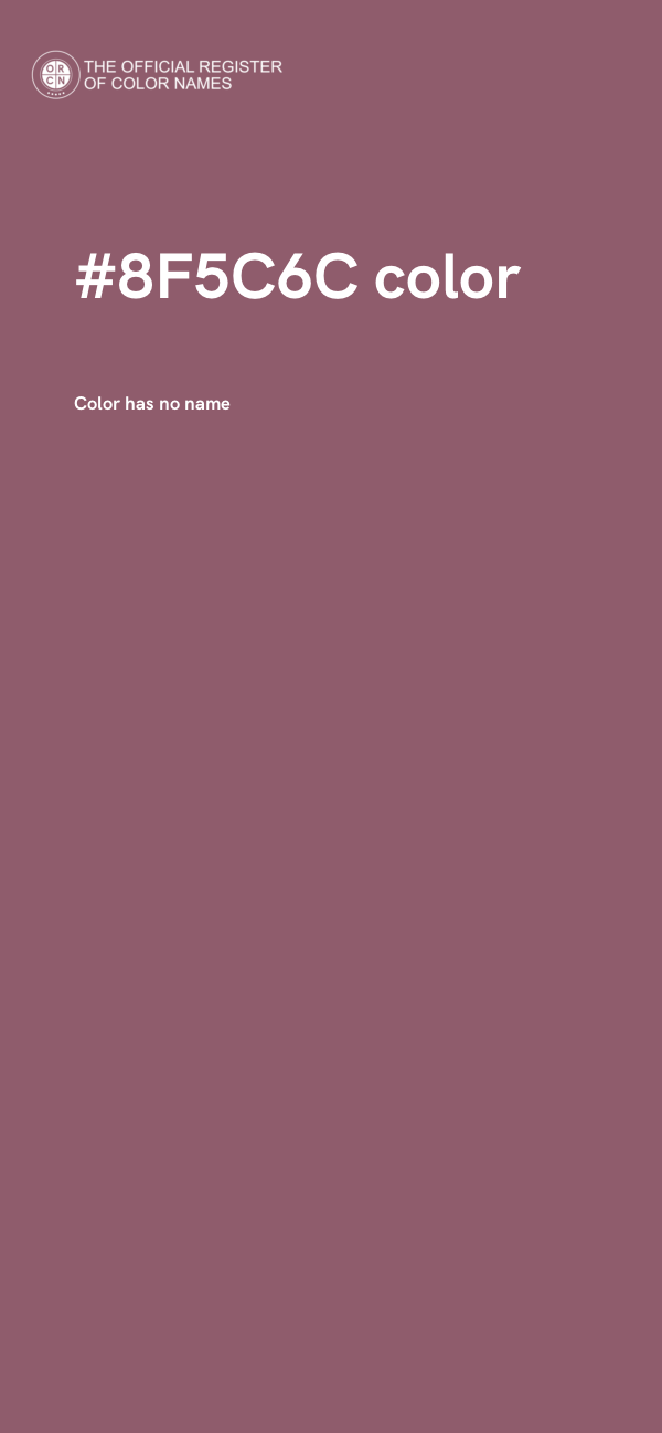 #8F5C6C color image
