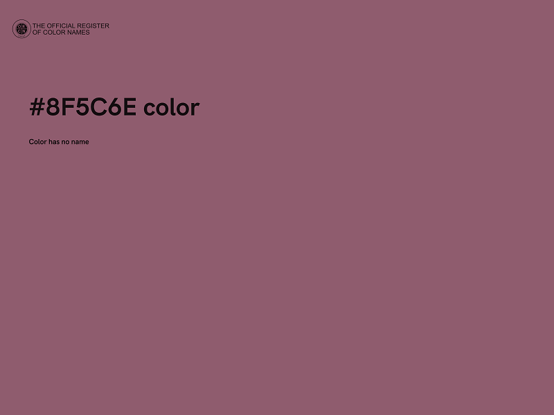#8F5C6E color image