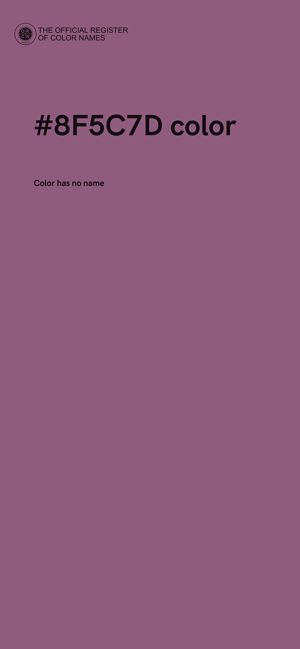 #8F5C7D color image