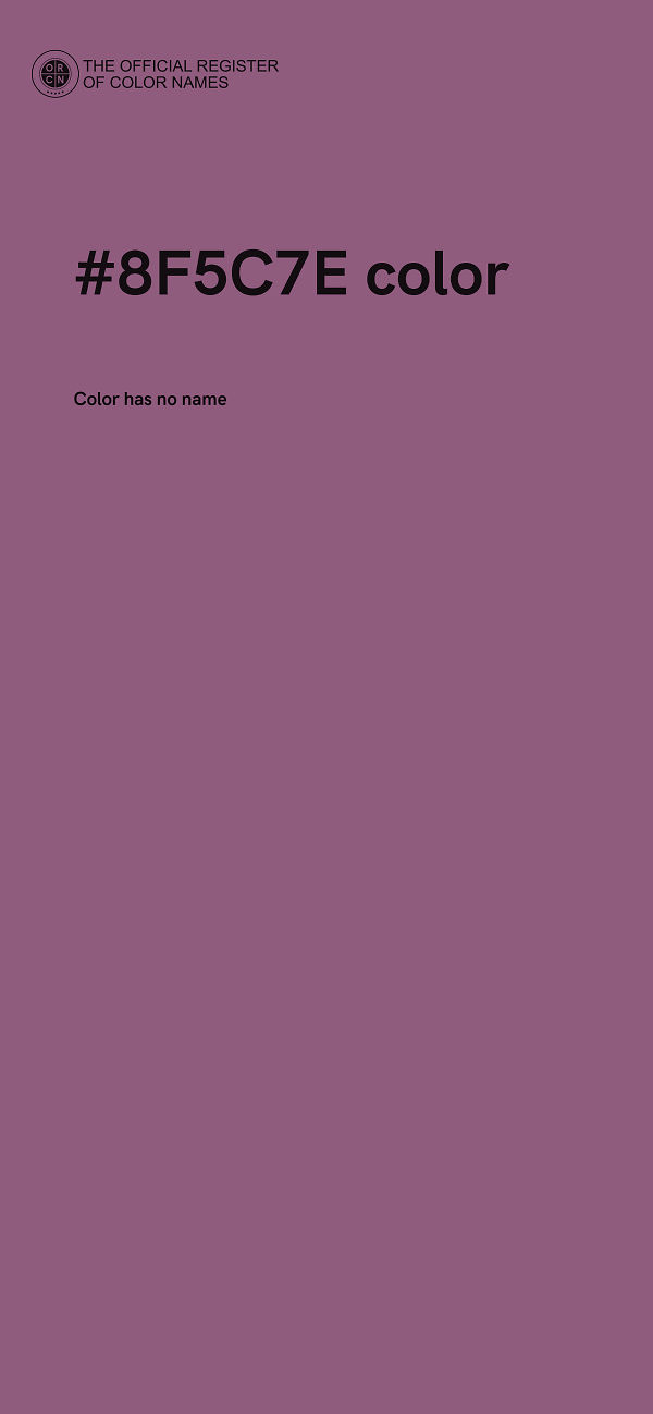 #8F5C7E color image