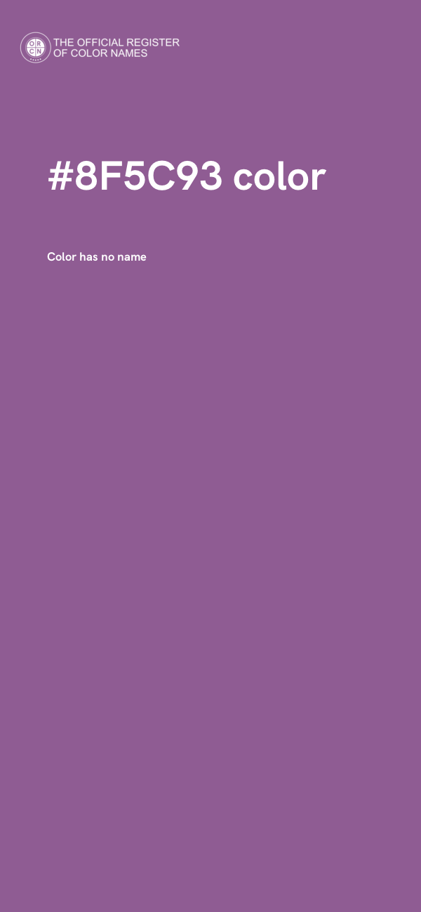 #8F5C93 color image
