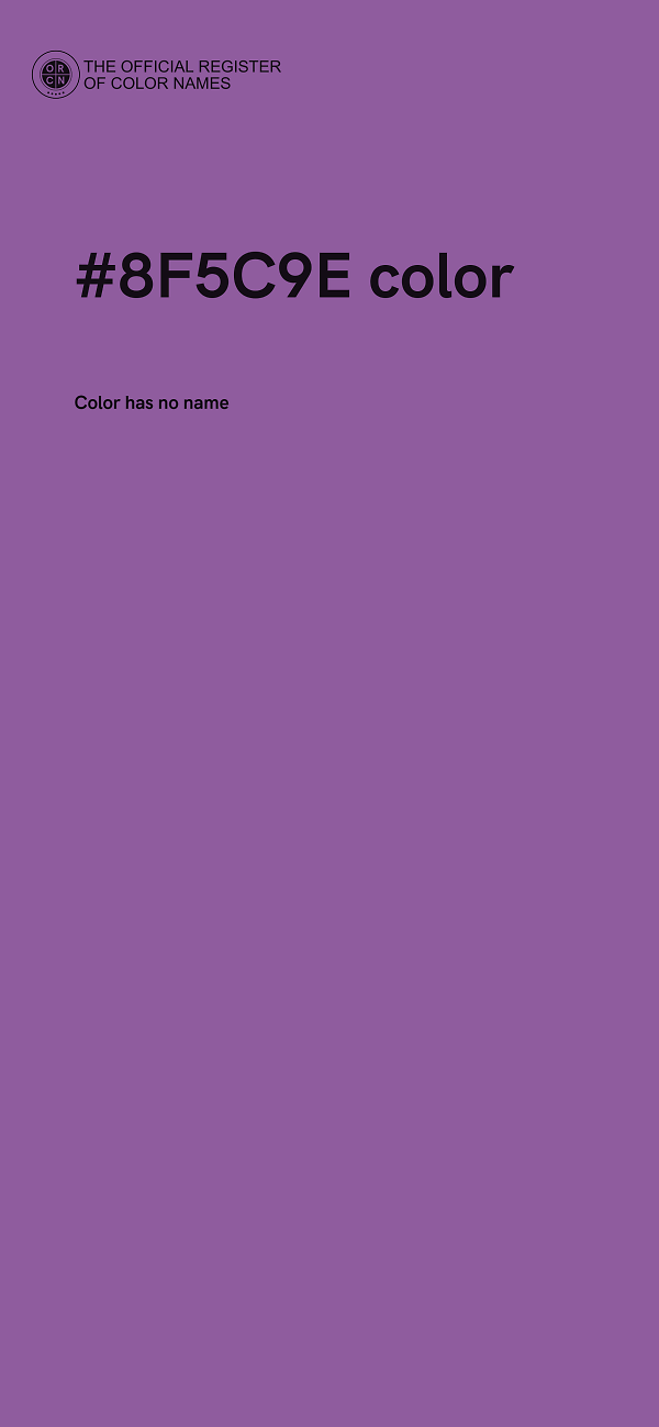 #8F5C9E color image