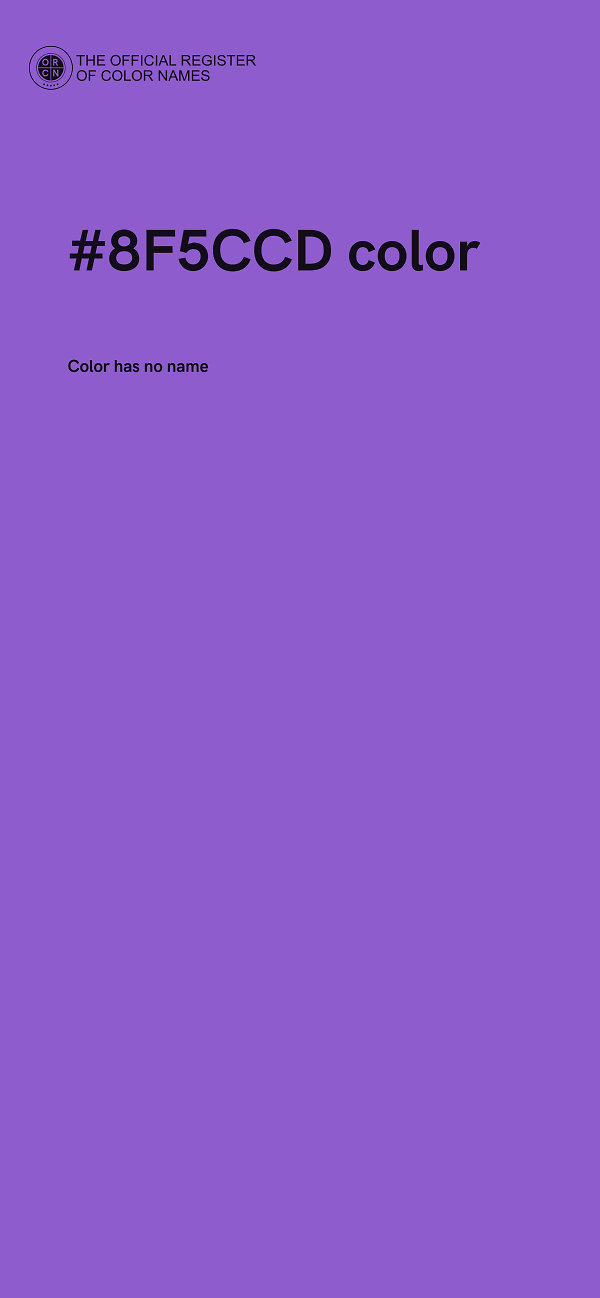 #8F5CCD color image